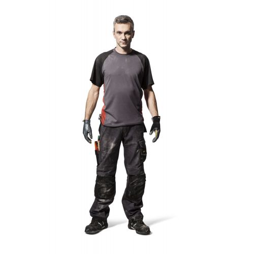 3313 Pantalones largos de trabajo Rip-Stop grises